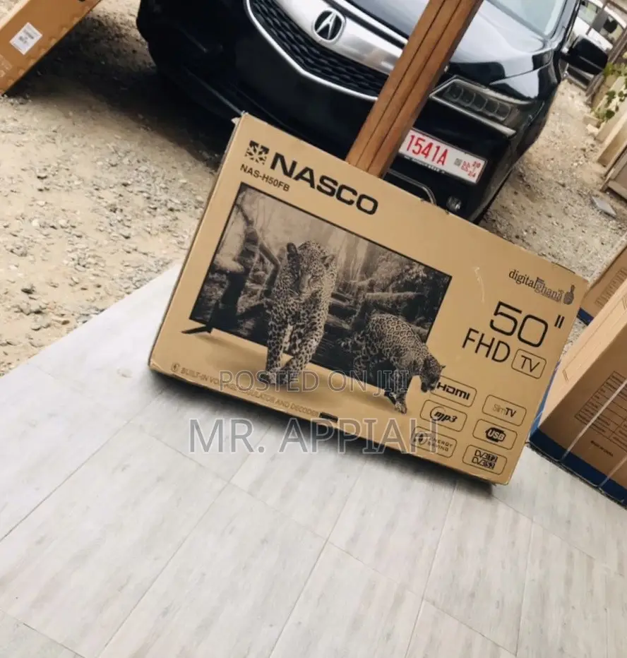 Long Lasting Nasco 50” Full HD Electric Tv(Black)