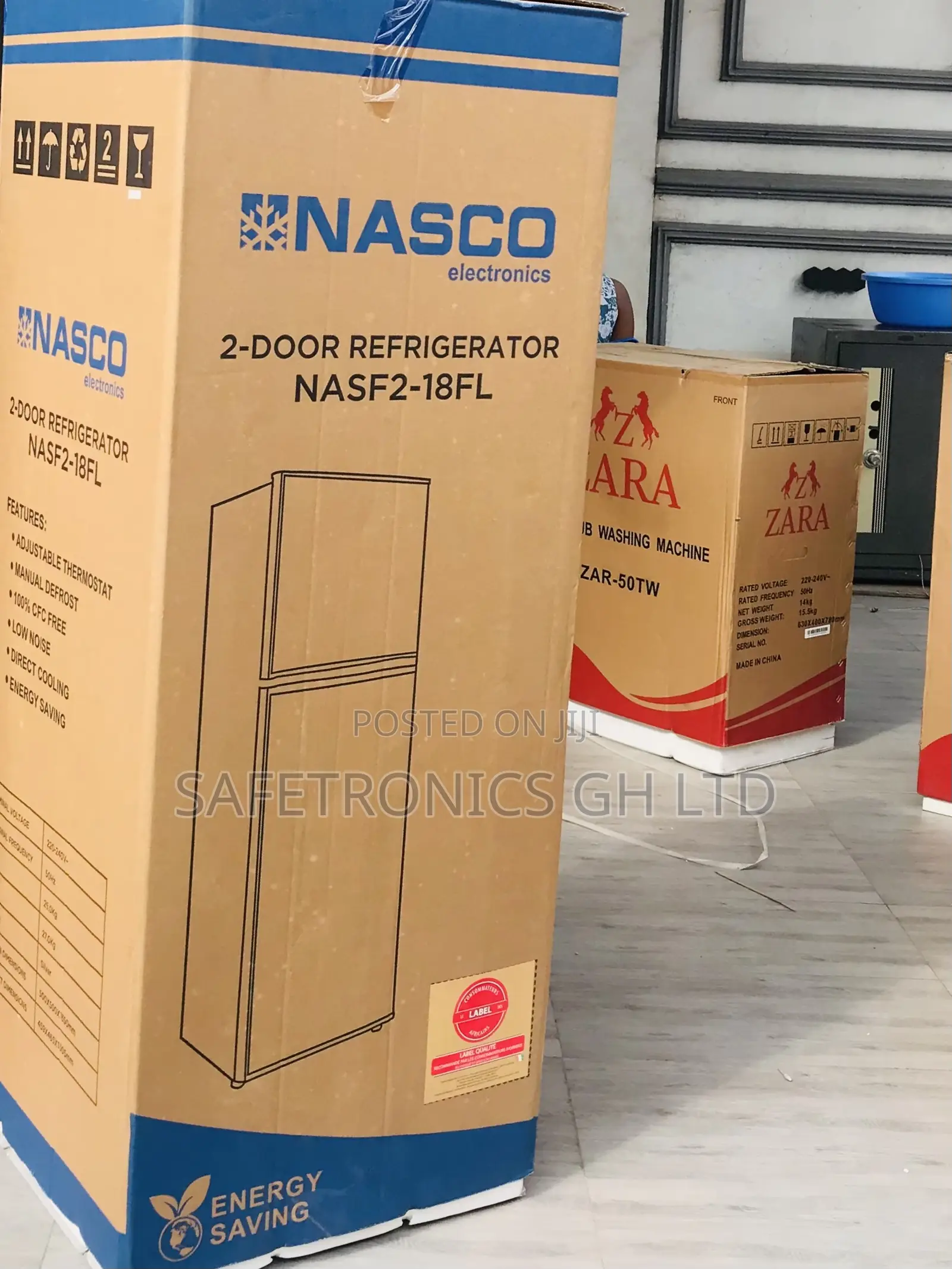 Switchable (Nasf2-13fl) Topfreezer Gray Nasco Doubledoor
