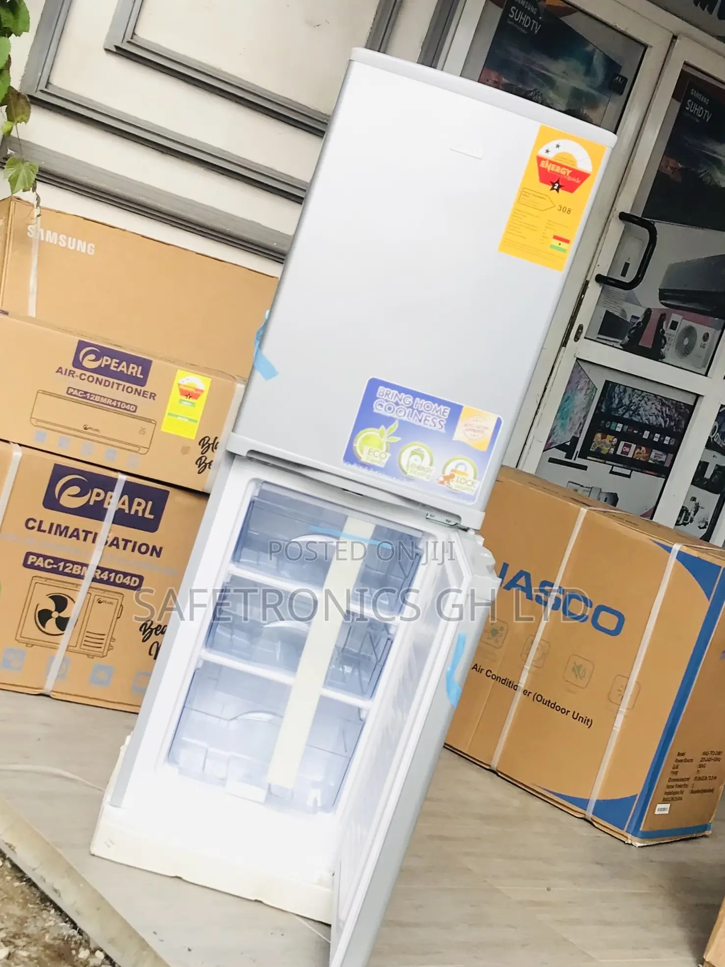 Defrost (Nasf2-20)Bottomfreezer 2 Doors Gray Fridge
