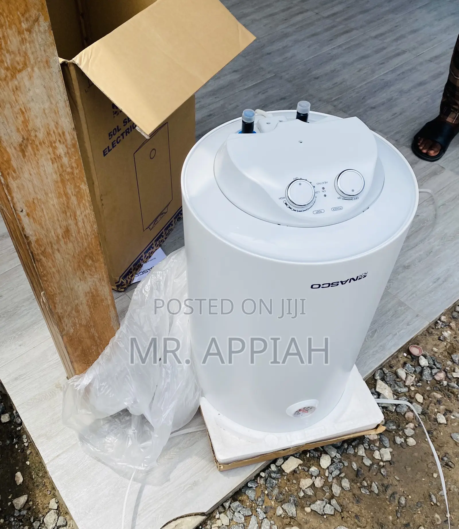 Energy Sufficient Nasco 50L Storage Water Heater(White) 