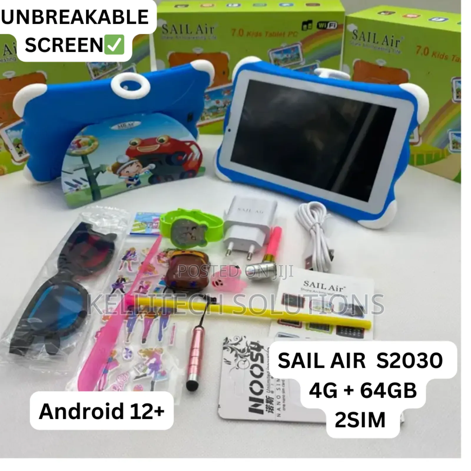 Durable Android Kid's Tablet With Unbreakable Screen