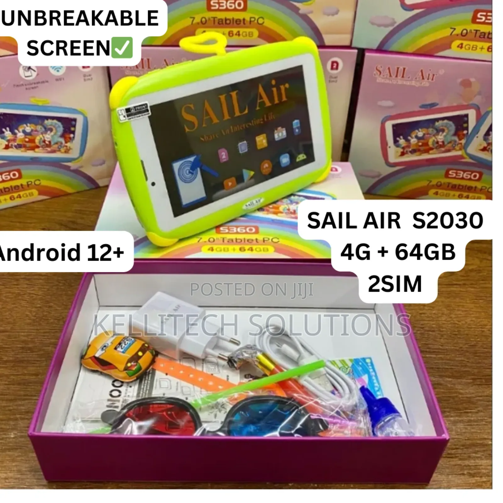 Durable Android Kid's Tablet With Unbreakable Screen