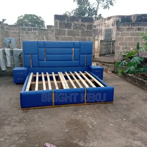 King Size Bed Frame With Side Drawers