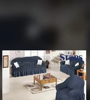 “Tailored Look: 4-Piece Skirt Sofa Covers Set”