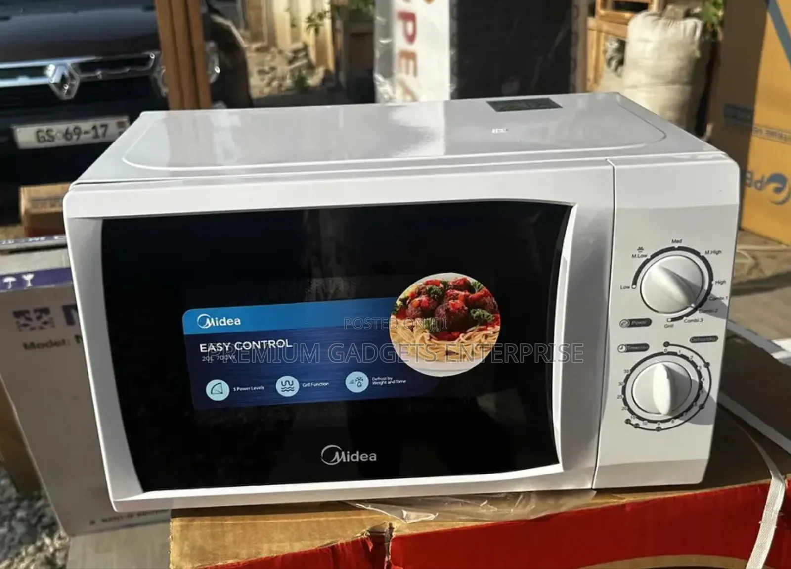 Midea Mg720cfb 20 Litres Grill Microwave Oven