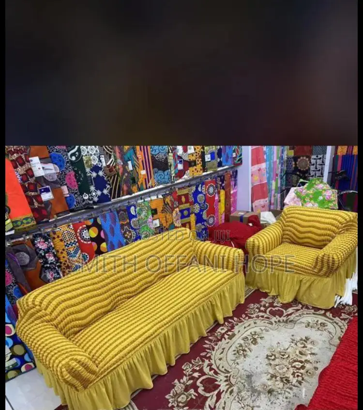 “Skirted Sofa Covers for a Chic Living Room”