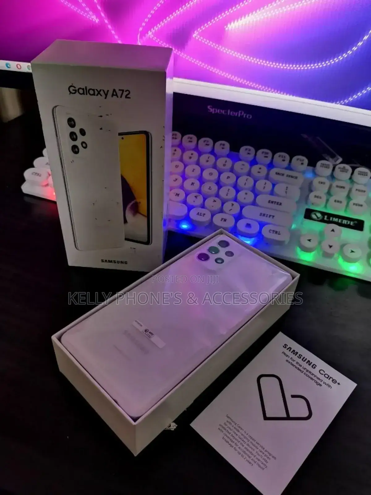 New Samsung Galaxy A72 5G 128 GB White