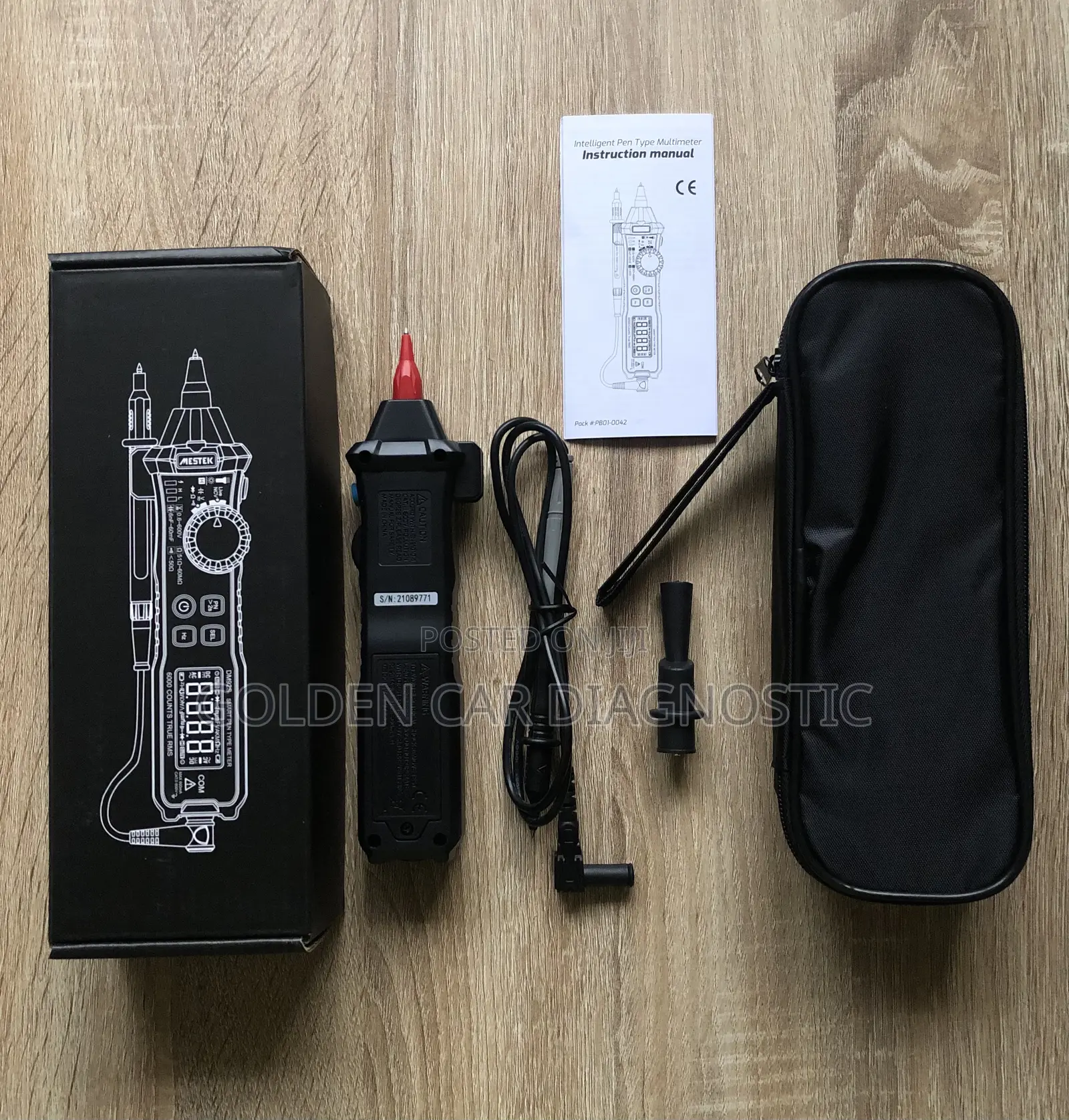 Mestek Digital T-RMS/Auto Range Multimeter Pen