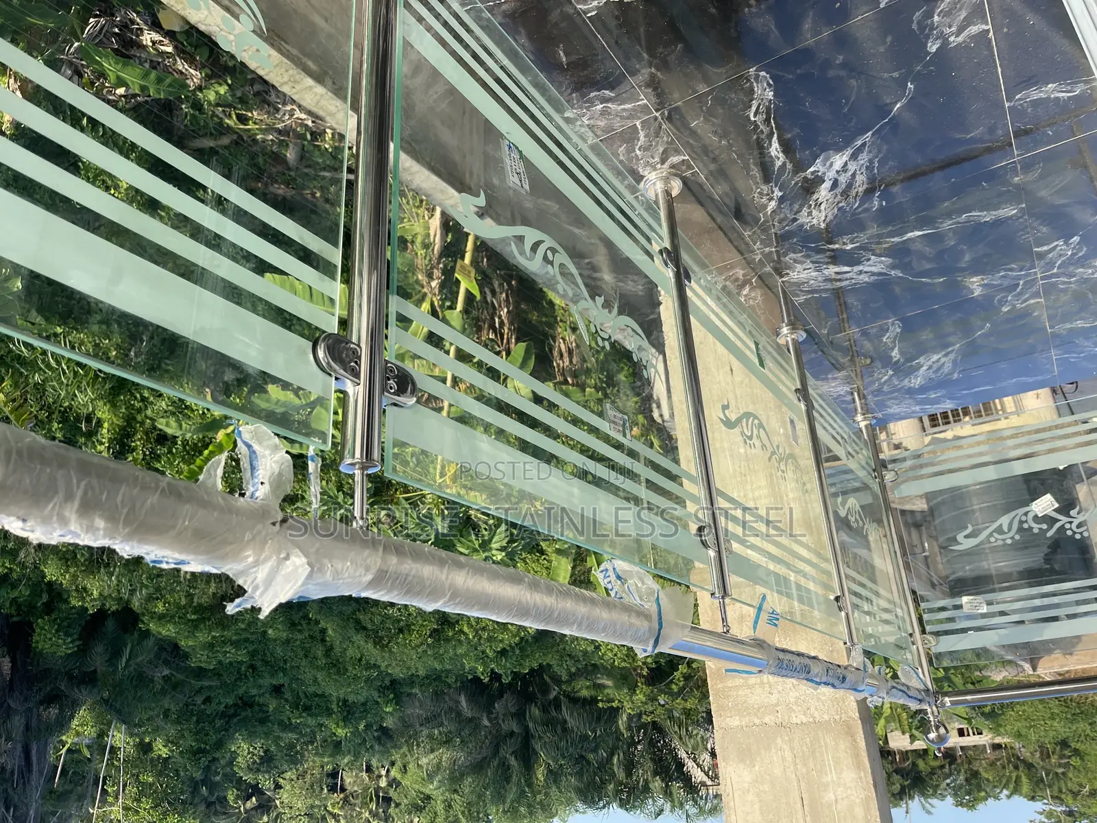 Stainless Steel Glass Design