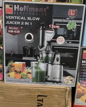Hoffman 2 in 1 Slow Juicer (Very Quality)
