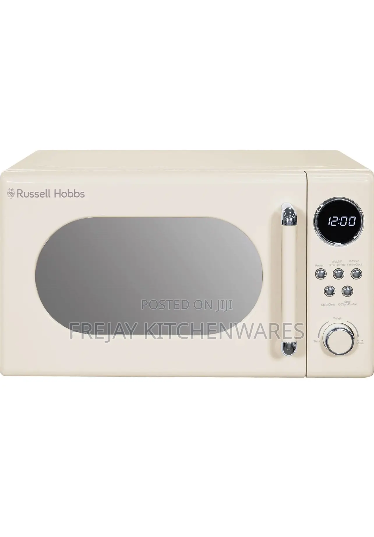 Russell Hobbs Retro 20L Cream Digital Microwave
