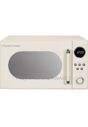 Russell Hobbs Retro 20L Cream Digital Microwave