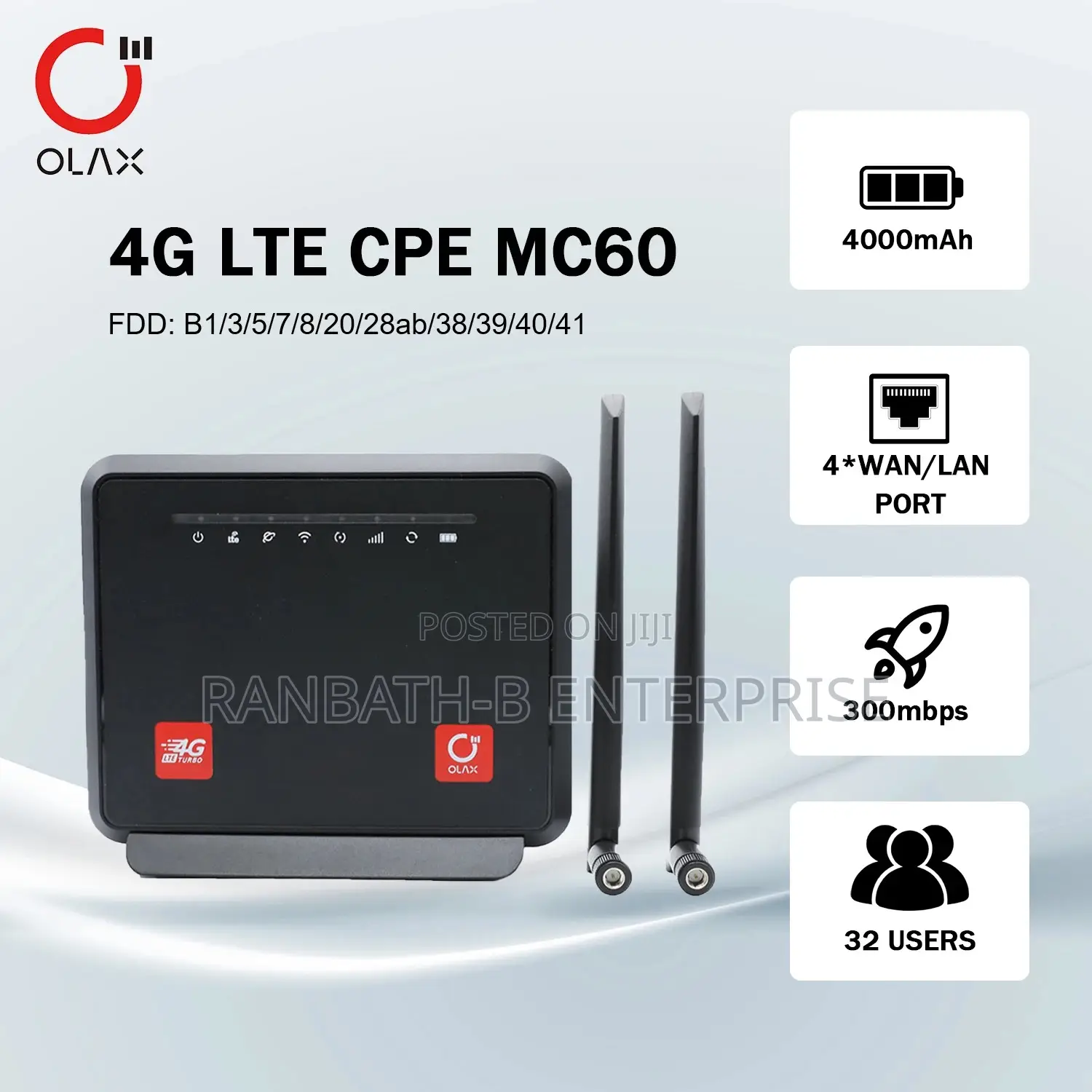 Olax Turbo Net LTE Wireless Router