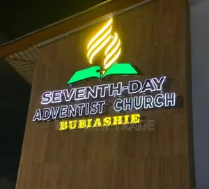 3d Signage for Seventh Day Church
