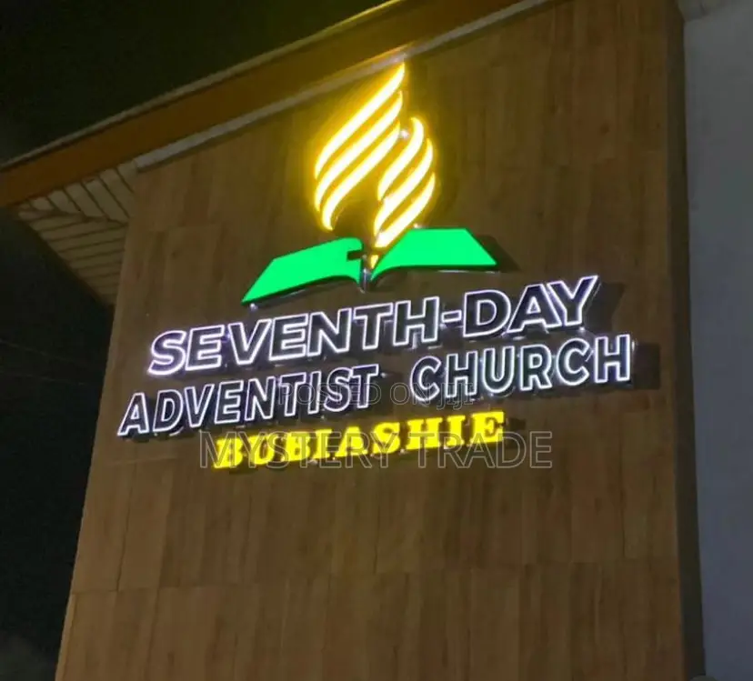 3d Signage for Seventh Day Church