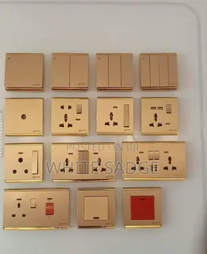 Pure Gold Verites of Socket and Switches