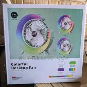 5 Inch Desktop Fan With LED