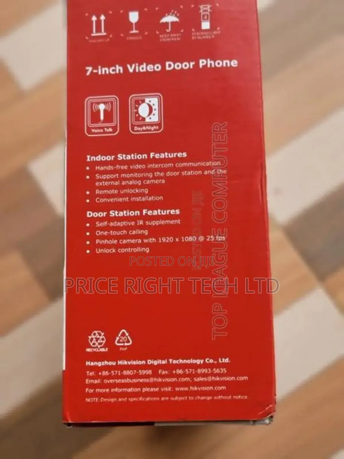 Brand New Hikvision 7 Inch Video Door Phone DS-KIS203T