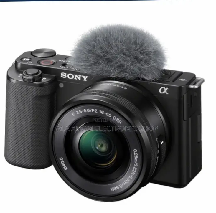 Sony ZV-E10 Mirrorless Camera With 16-50mm Lens.