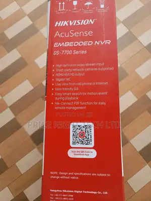 Hikvision NVR 32 Ch Acusense 4hdd 16 Poe Ds-7732nxi-/16p