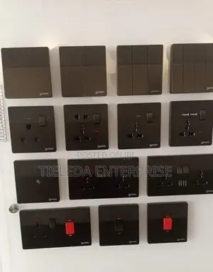 Black Foreign Socket and Switches