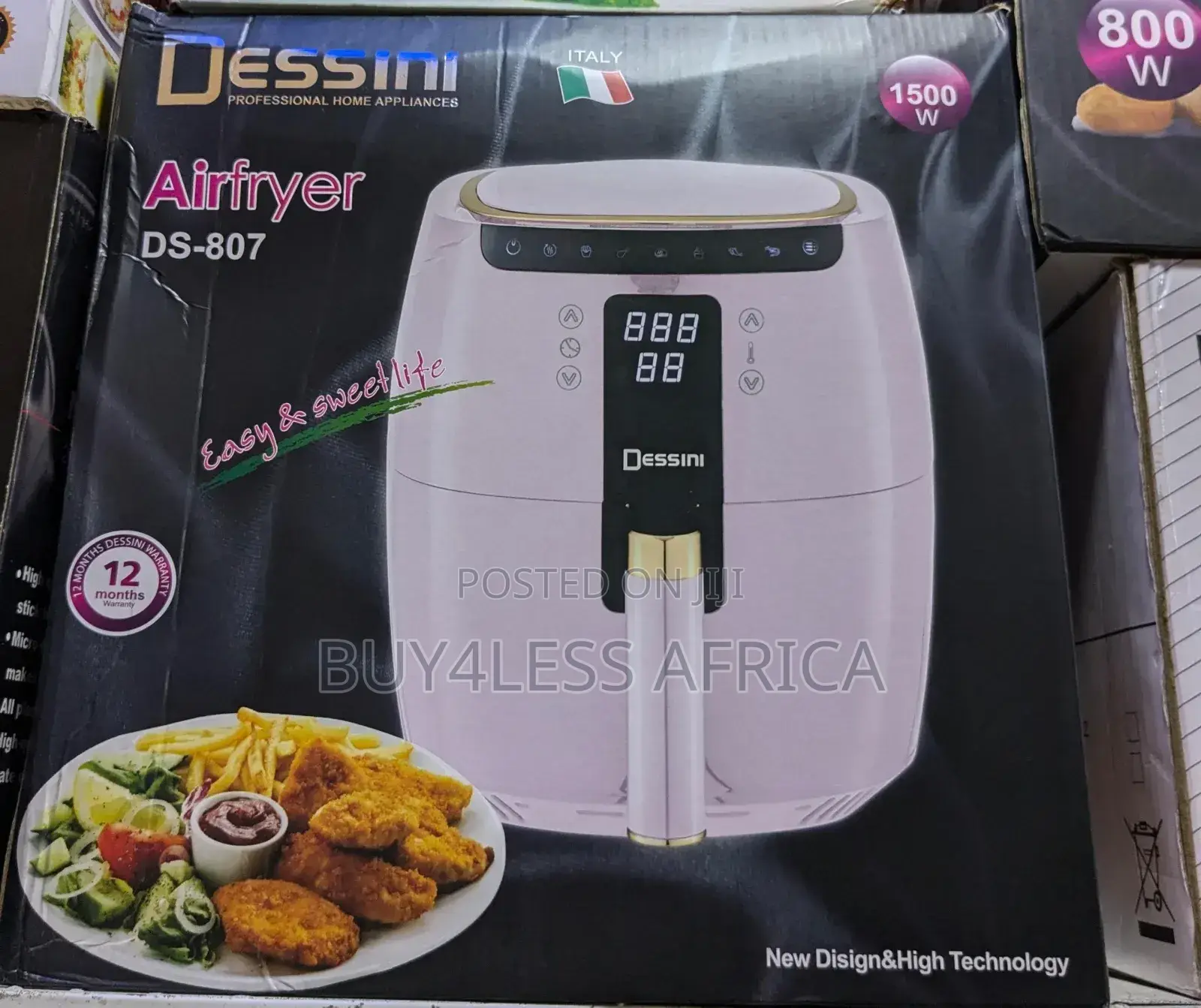 Desqsini Air Fryer 6.5ls (1500W)