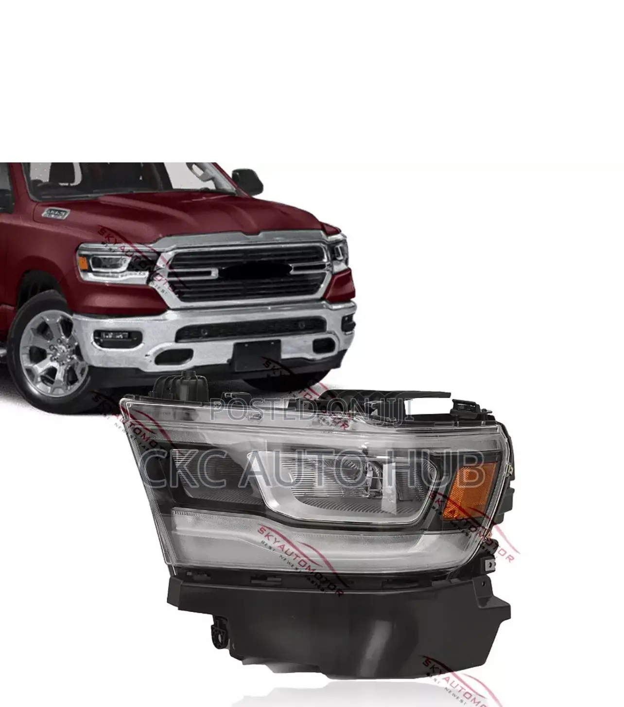 Ram 1500 Led Headlight Compatible for Ram