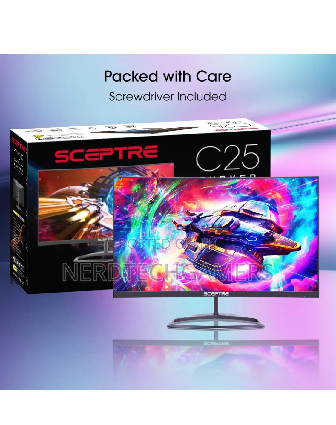 Sceptre Curved 24.5-Inch Gaming Monitor Up to 240hz 1080p