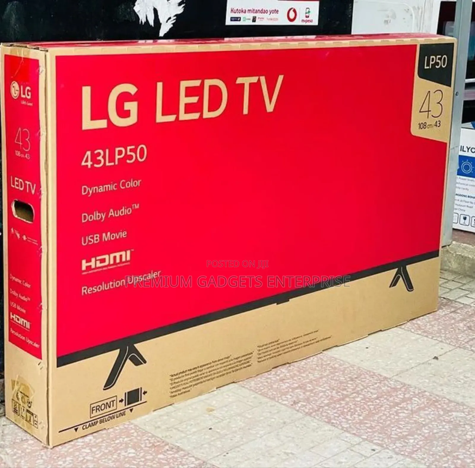 LG Full HD, Dynamic Color Enhancer 43" Digital Satellite TV