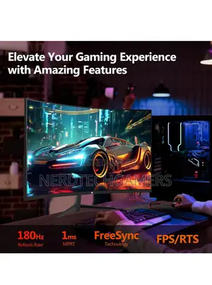 Z-Edge 24-Inch Curved Gaming Monitor 180hz Gaming Monitor