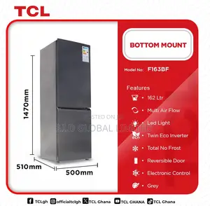 Modern TCL-BOTTOM-MOUNT-FRIDGE-162LTRS-F163BF