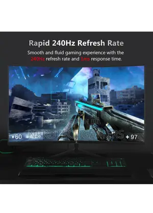 Z-Edge 27-Inch Curved Gaming Monitor 240hz Gaming Monitor.