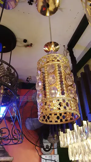 Spotted Crystal Hang Light
