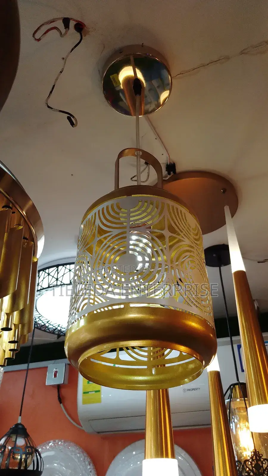 Flask Shape Pendant Light