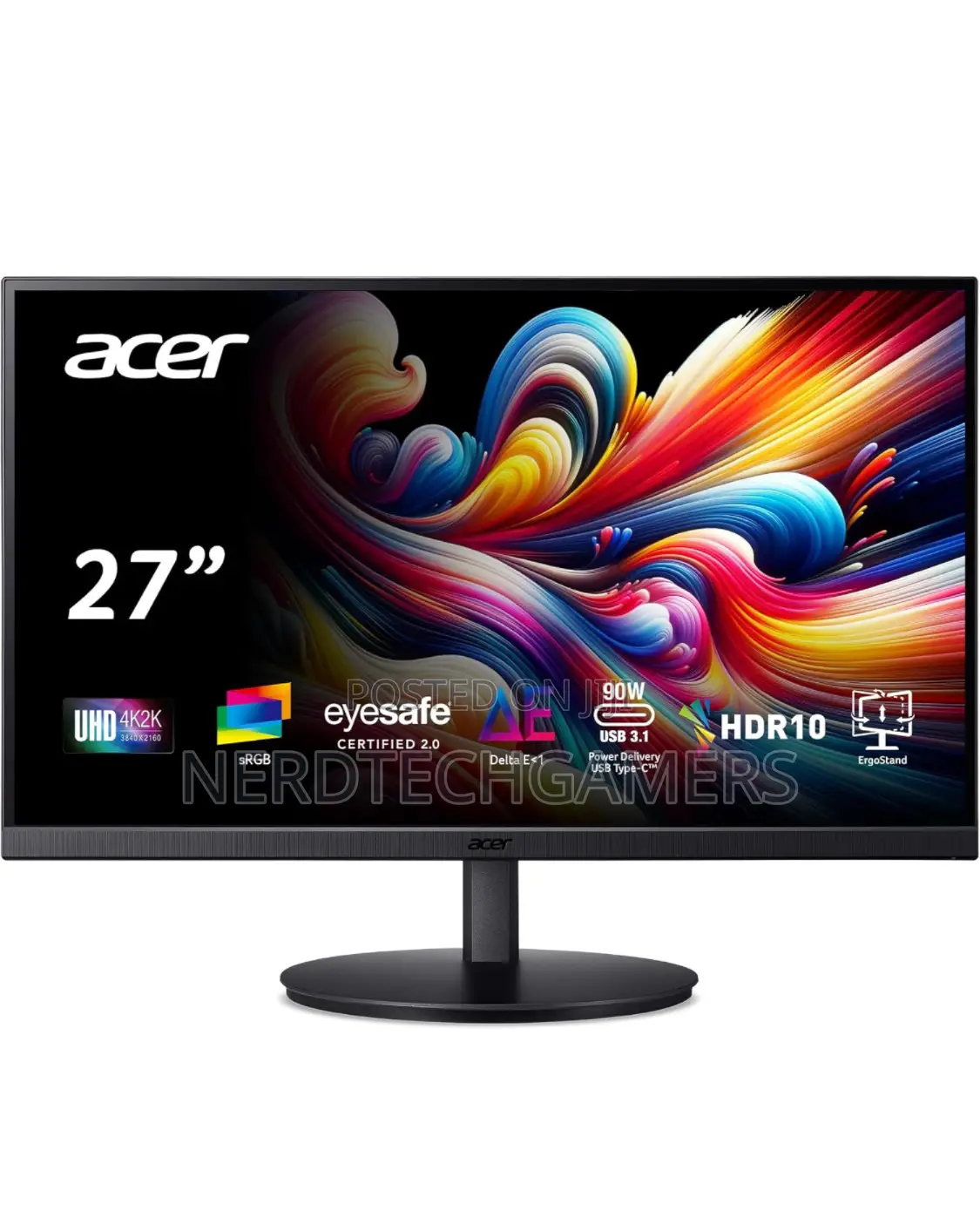 Acer 27 Inch IPS Monitor for Home, Office Creators |