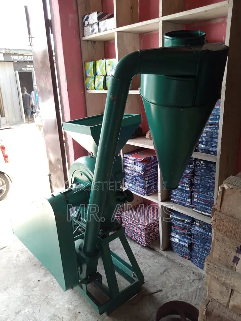 Commercial Grains Hammer Mill With 15hp Motor Set