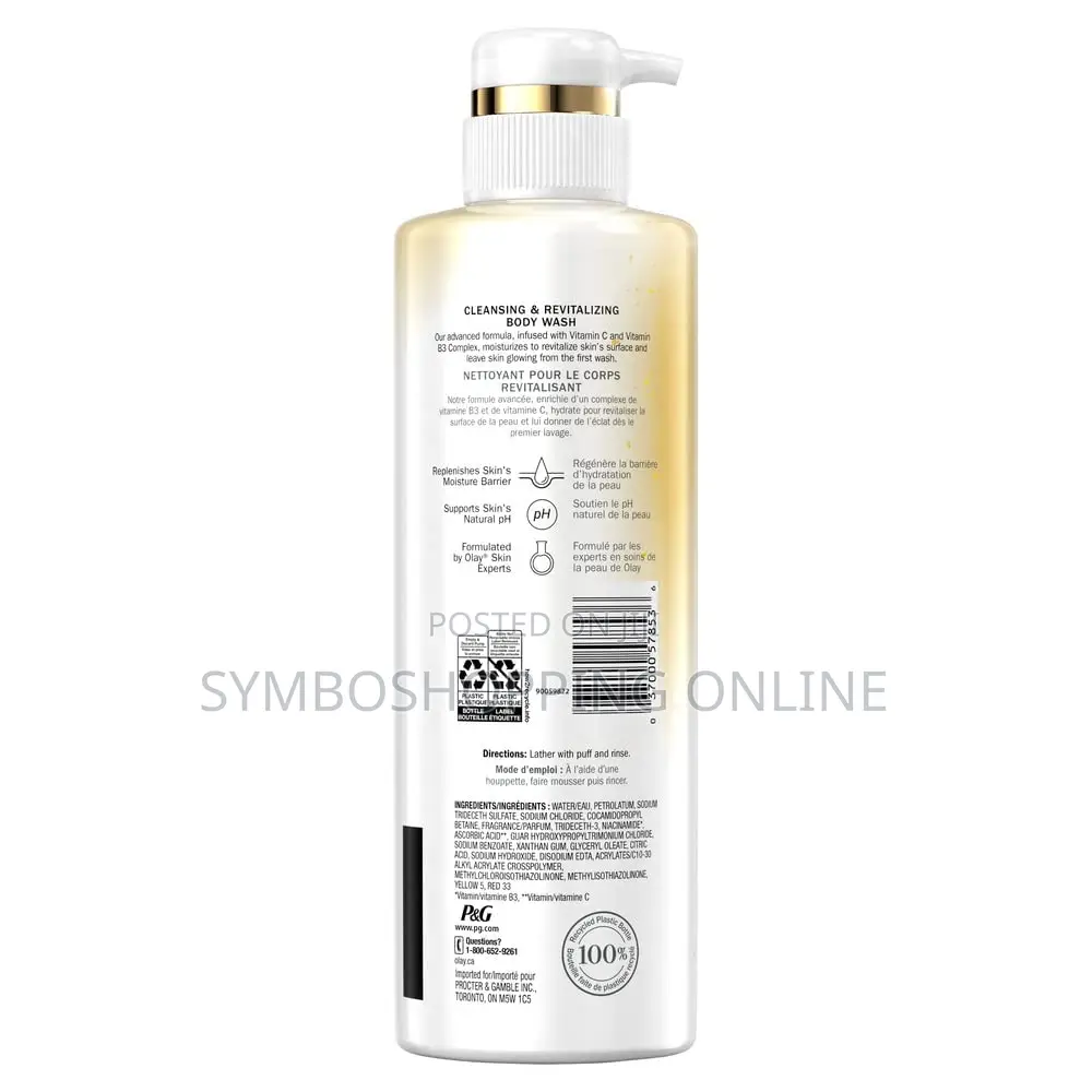 Olay Body Wash With Vitamin C And Vitamin B3