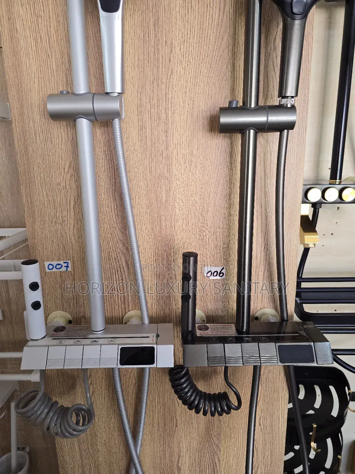 Thermostatic Shower Faucets, Rainfall Shower System.