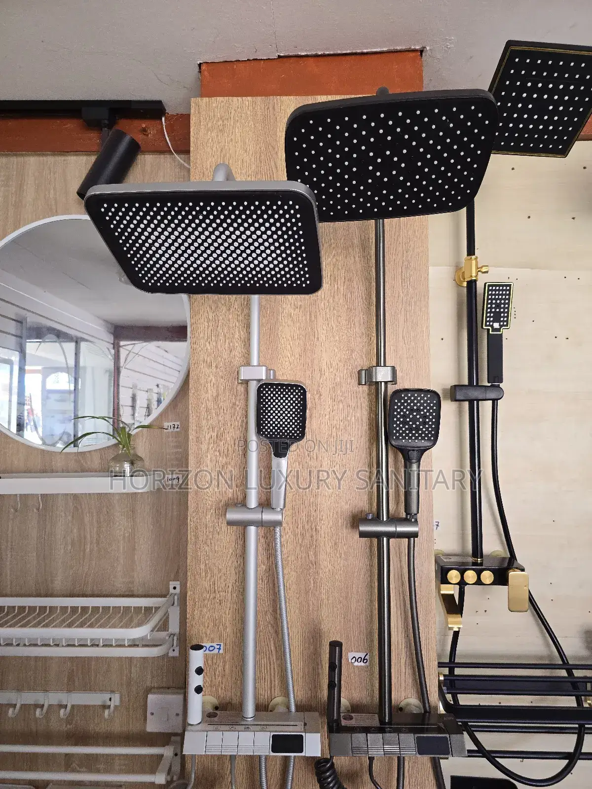Thermostatic Shower Faucets, Rainfall Shower System.