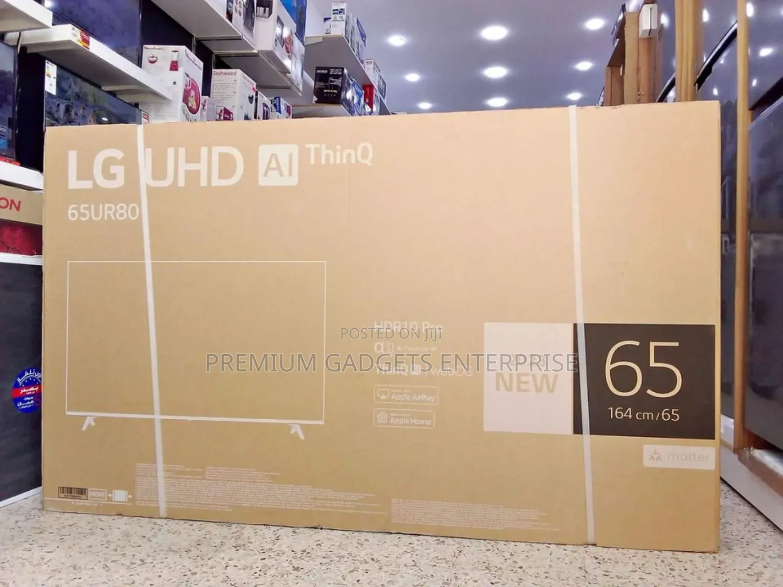 Lg 65" Netflix, Apple Tv+ And Prime Video Uhd 65ur80