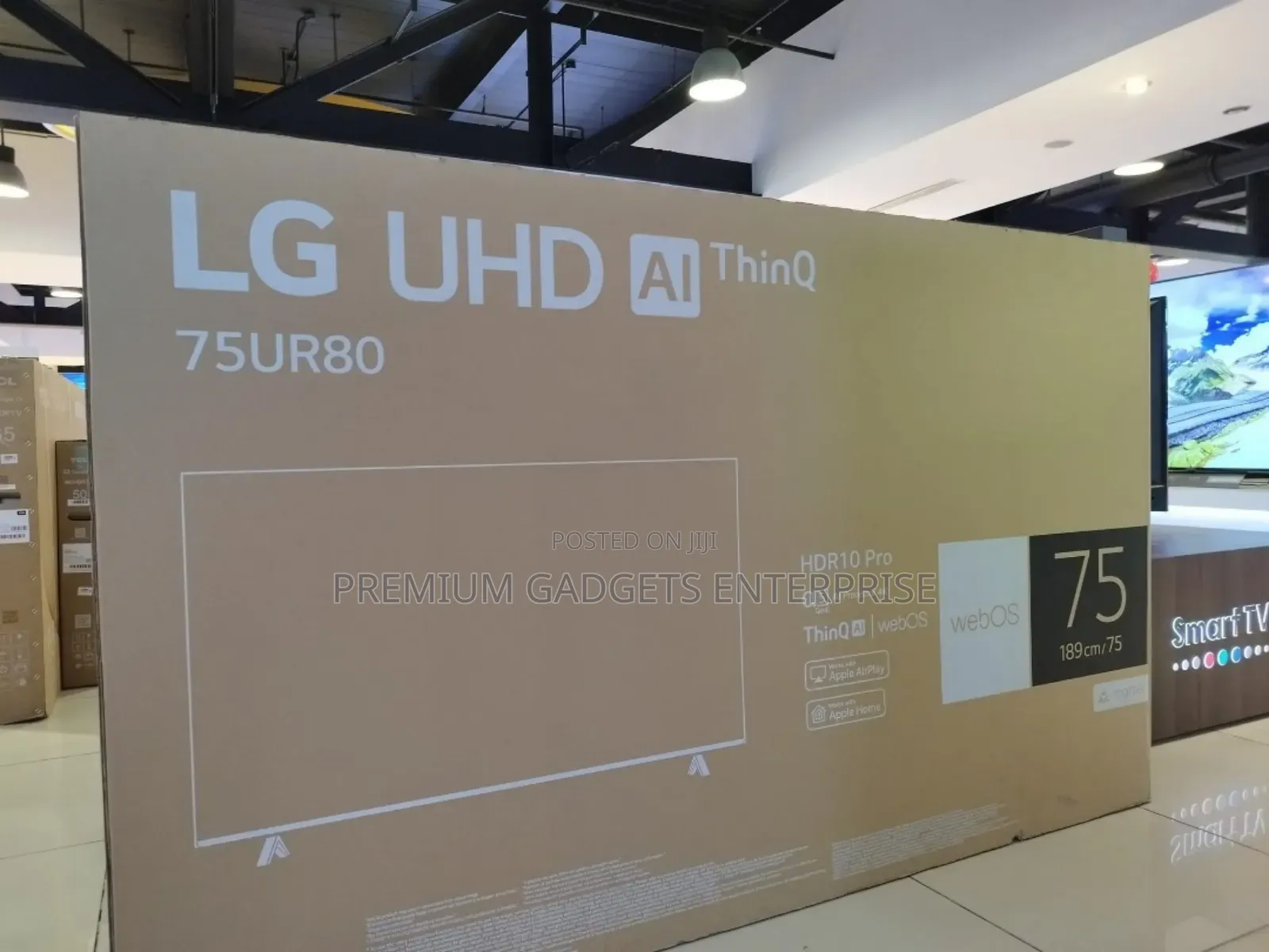 Lg 75-inch Ur80 Uhd Smart Hdr Webos Thinq Magic Remote