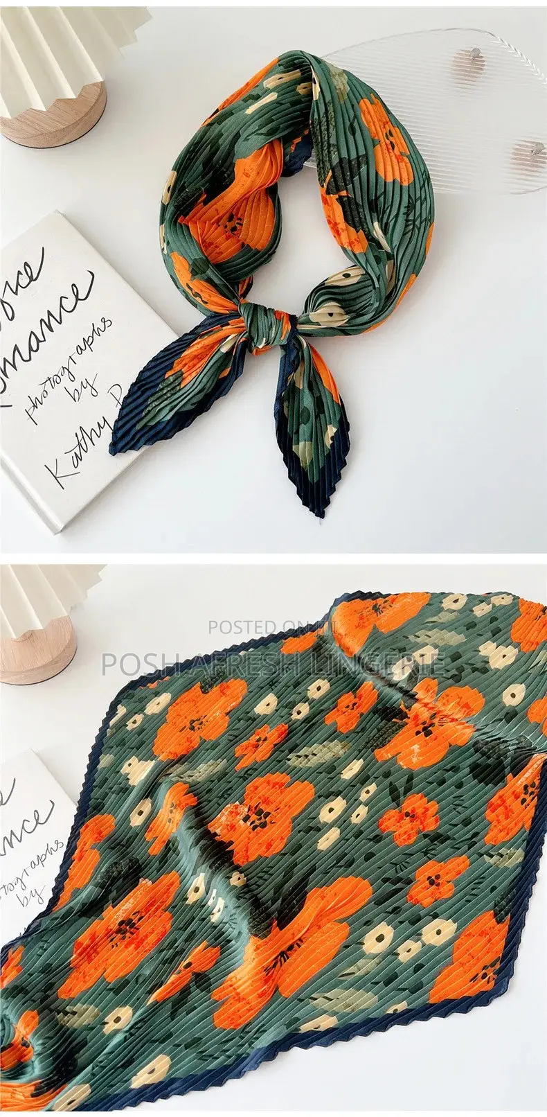 Vintage Scarves / Pleated/ Accessories Wholesale Prices