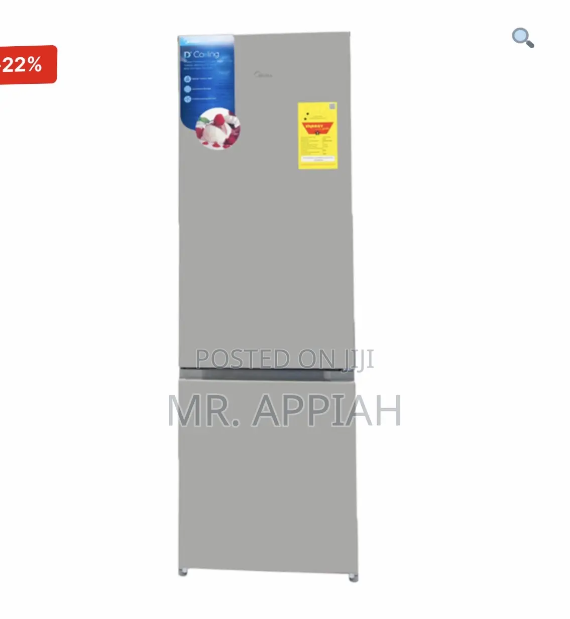 Durable and Affordable Midea MDRB369FGN02 2 Dood Fridge.