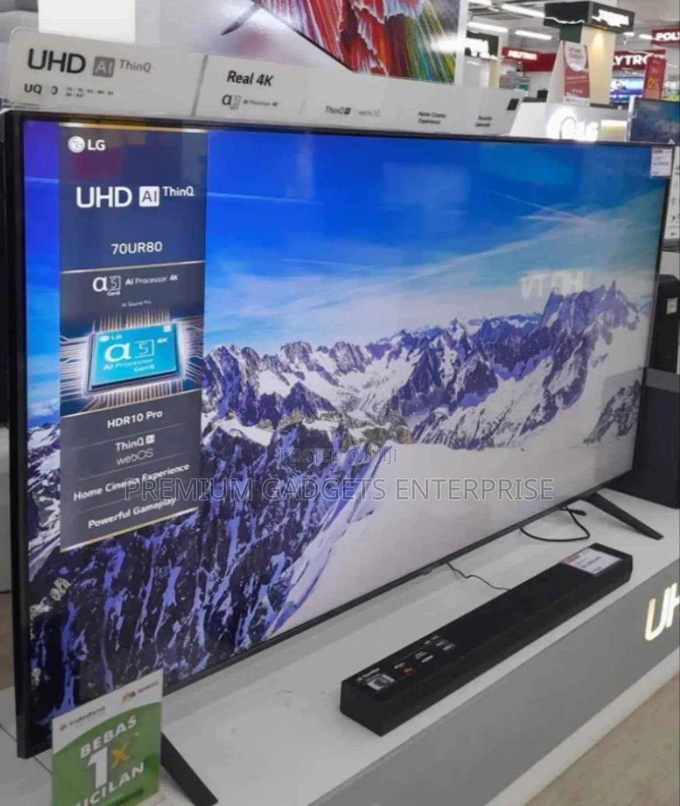 Ai Sound Pro 70" Hdr10 Pro Smart 70ur80 Webos Thinq Ai Tv