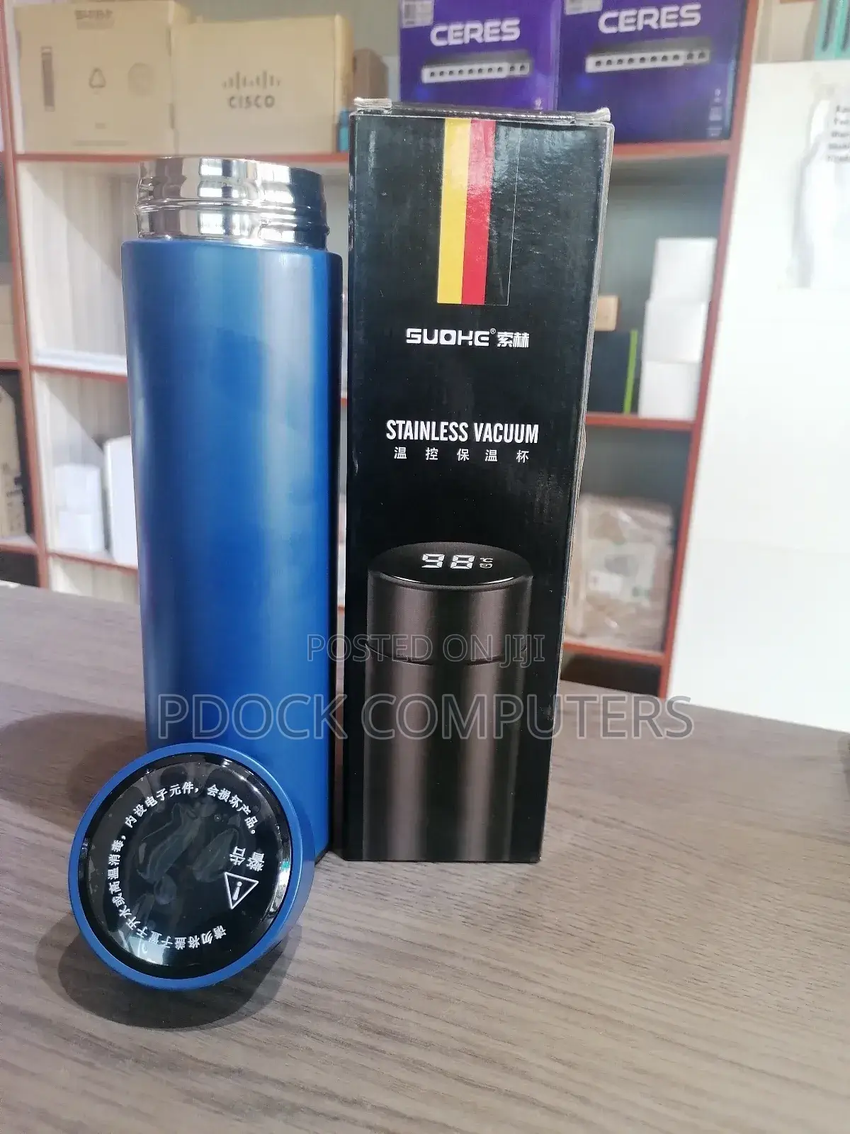 Temperature Led Display Flask Water Bottle