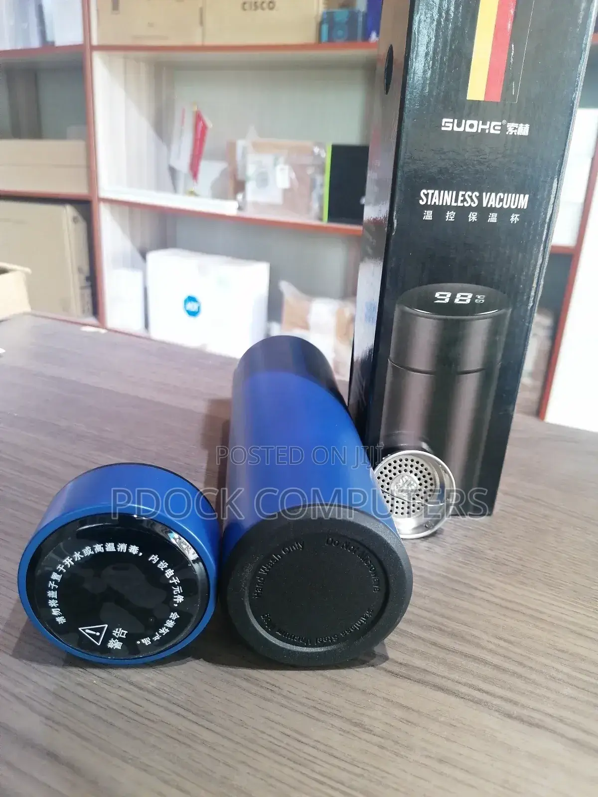 Temperature Led Display Flask Water Bottle