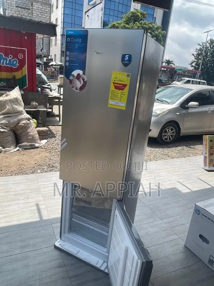 Brand New Midea MDRB369FGN02 262L Double Door Fridge.