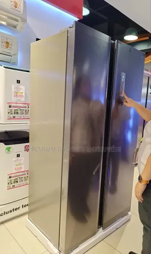 TCL Electronic Control, 607L Side-by-Side Power Cool Fridge