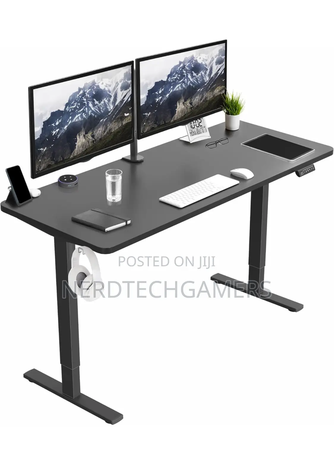 VIVO Electric Height Adjustable 60 X 24 Inch