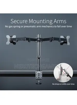 VIVO Dual Ultrawide Monitor Desk Mount